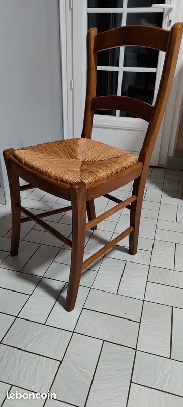 Chaise d'Artisan en Bois Massif (image 2)