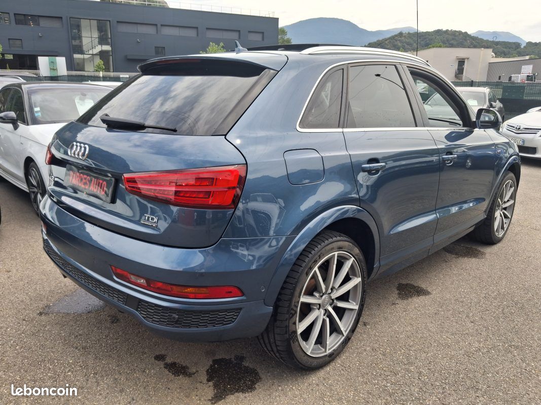 Audi q3 2.0 tdi 184 cv s-line quattro toit ouvrant panoramique/son bose/cuir (image 6)