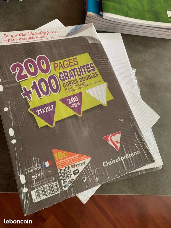 Lot de feuilles doubles Clairefontaine (image 2)