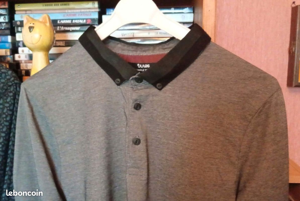 Lot Chemise+polo homme taille L marque Jules (image 3)