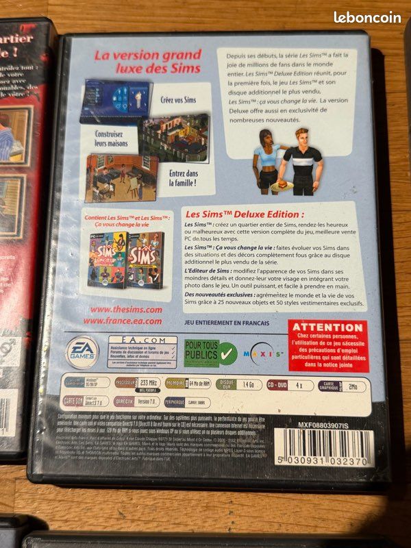 Lot Jeux PC CD-ROM Vintage Les Sims / Flight Simulator 2004 / Desperate Housewives / Fire Department 3 (image 3)