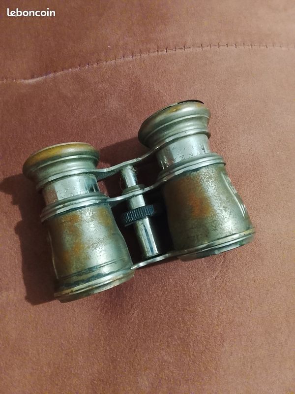 Jumelle De Théâtre Ancienne – Zoom 5x – Fabriquée En France – Argenté