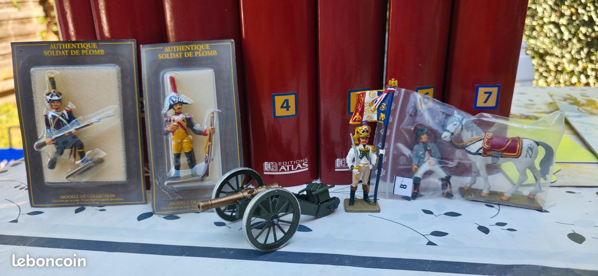 soldats de plomb N215 Glorieux Cavaliers De Napoléon Éditions Atlas