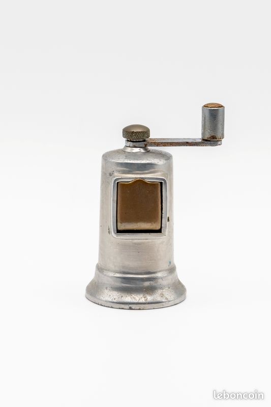 ANCIEN MOULIN À poivre en argent Léon Lapar à Paris / Minerve EUR 199