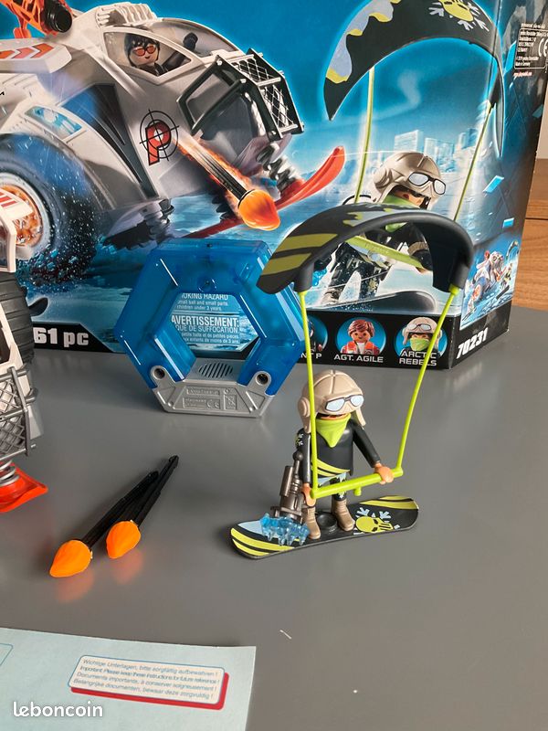 PLAYMOBIL 70231 véhicule des neiges de la spy team (image 6)