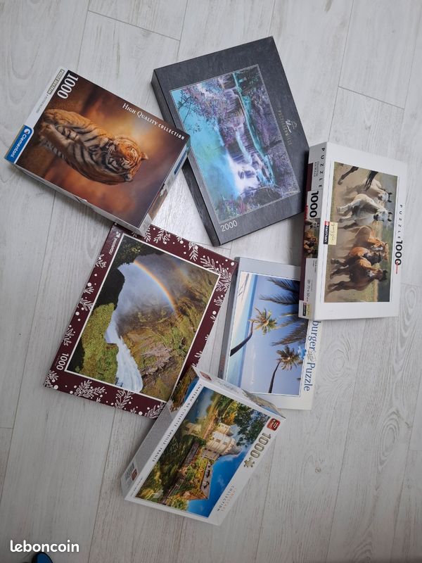 Puzzles de 500 à 2000 pièces (image 1)