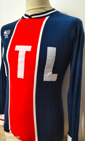 MAILLOT KOPA HEURTEFEU porté n°3 vert coton vintage années
