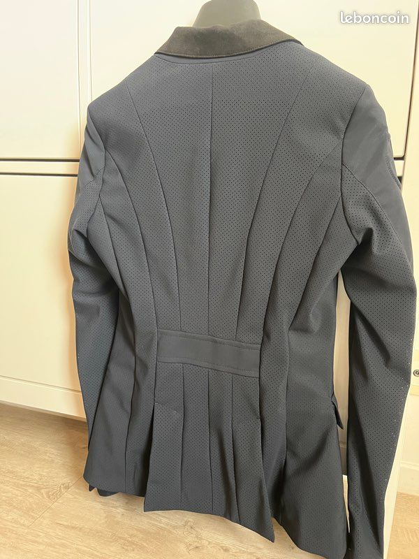 Manteau De Spectacle Cavalleria Toscana Bleu Marine - Taille IT42, Occasion Italie