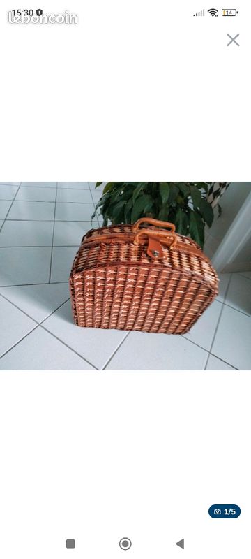 Valise vintage pic nique (image 1)