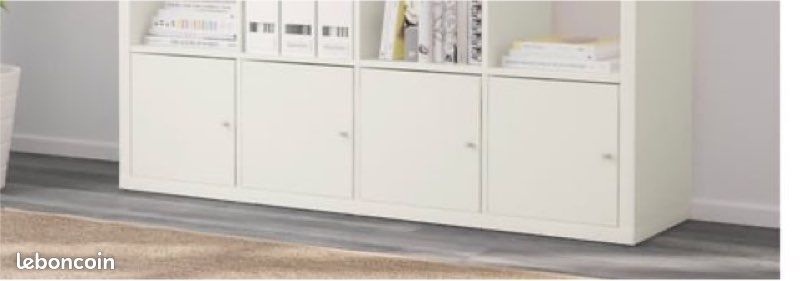 4 bloc porte blanc IKEA - prix ferme (image 1)