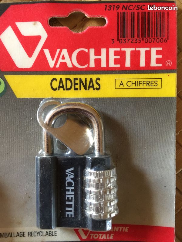 Cadenas Vachette à clé ou à code (image 2)