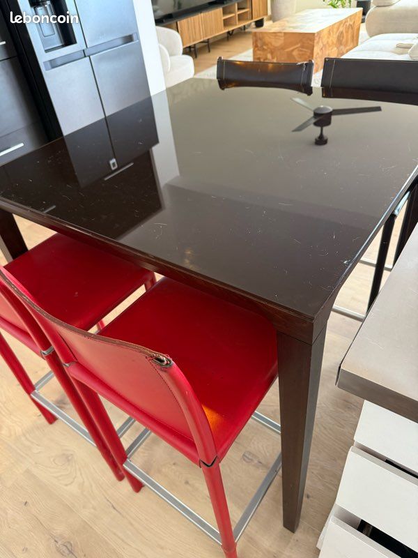 Table haute plus chaises (image 3)