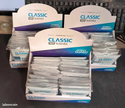 Classic Soft Sleeves Japanese Size Transparent (100) – Ultimate - Foto 3