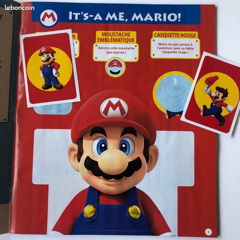 Panini Super Mario - It's-a Me Mario Sticker - Display mit 36 Tüten