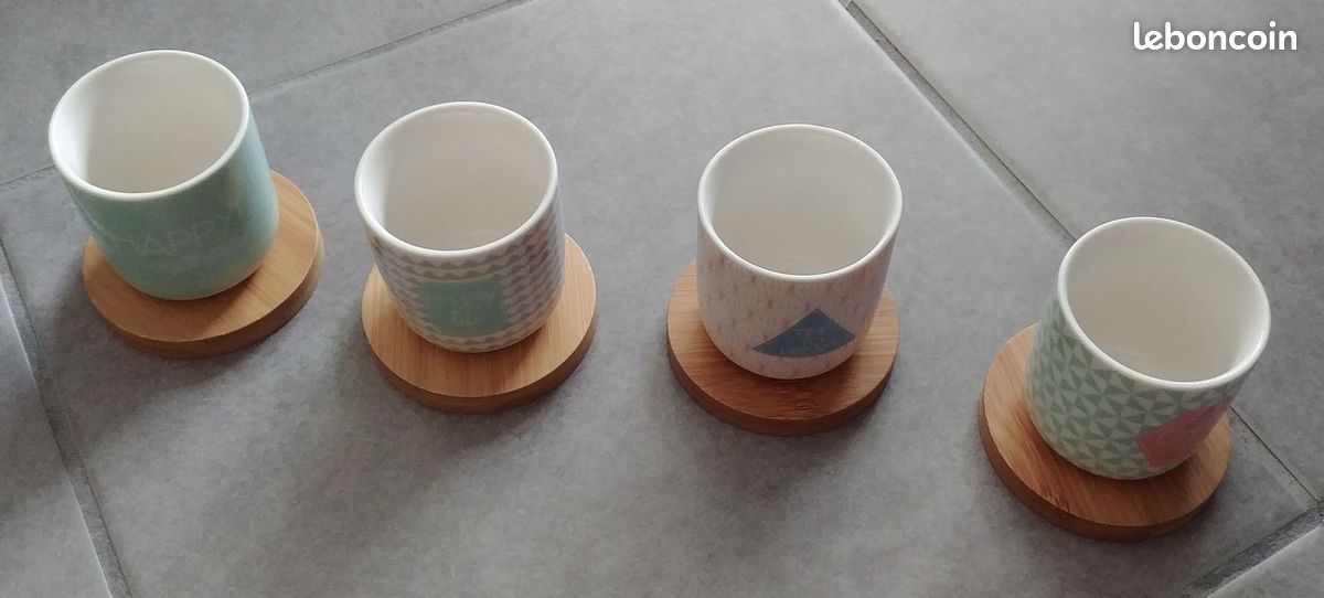 Set de tasses à café + dessous de tasse MDM (image 3)