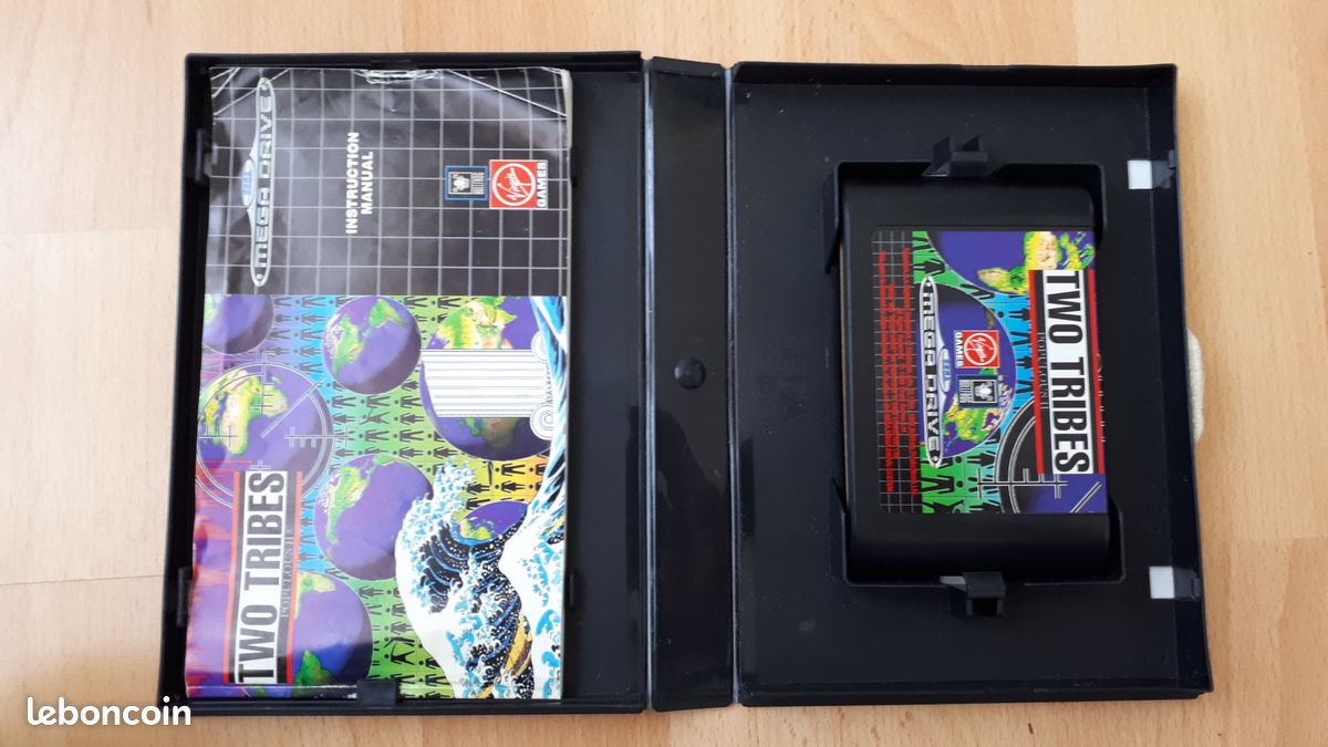 Lot Megadrive - General Chaos + Two Tribes (complets) - Jeux vidéo