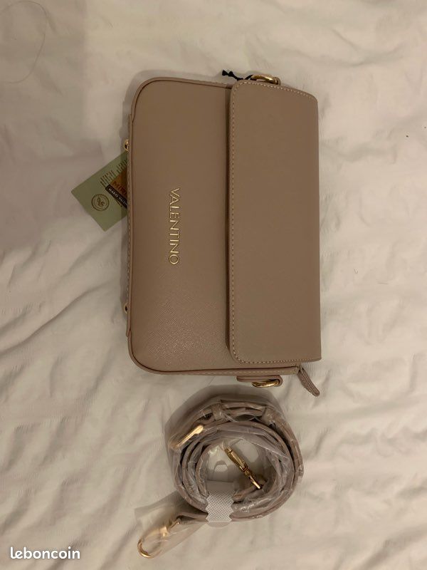 Sac Valentino by Mario Valentino– Neuf avec étiquettes – Beige (image 2)