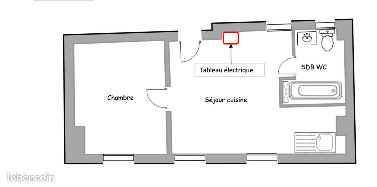 Appartement 2 pièces 22 m² · à Montpellier · 22,3 m² · 620 €/mois