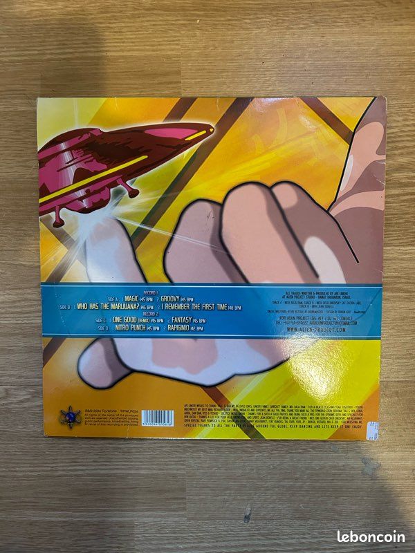 Double vinyle ALIEN PROJECT- TIP WORLD. Album double vinyle (image 2)