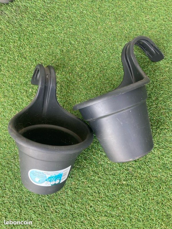 Lot pot de balcon à suspendre jardinière (image 2)