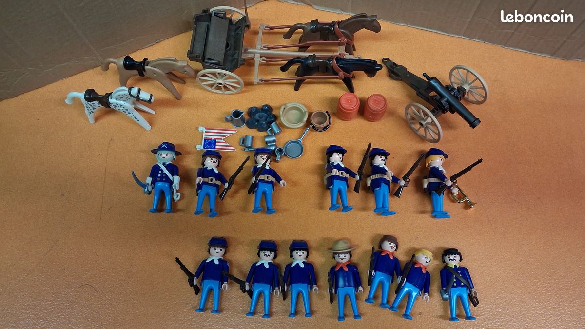 Playmobil Personnalisé – Ensemble D'artillerie France 1944-1945 – Collection