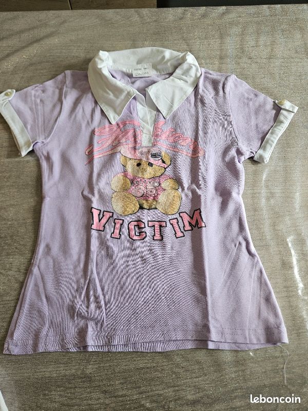 Polo manches courtes fille 12/14 ans (image 1)