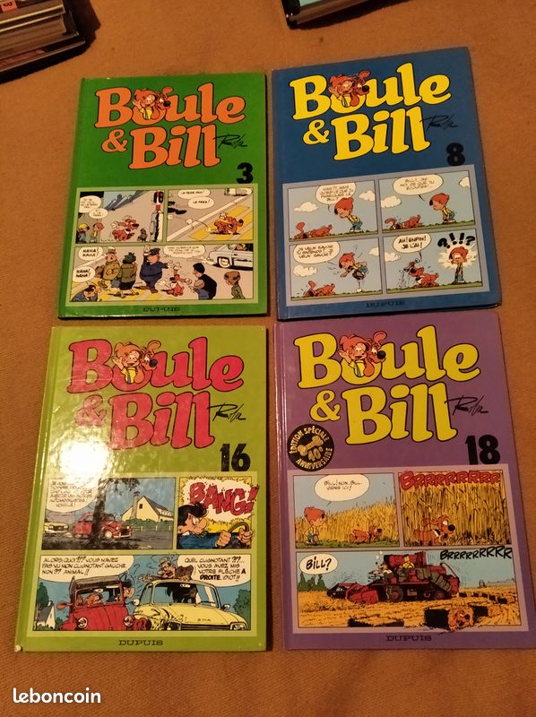 Boule et Bill tomes 3-8-16-18 (image 1)