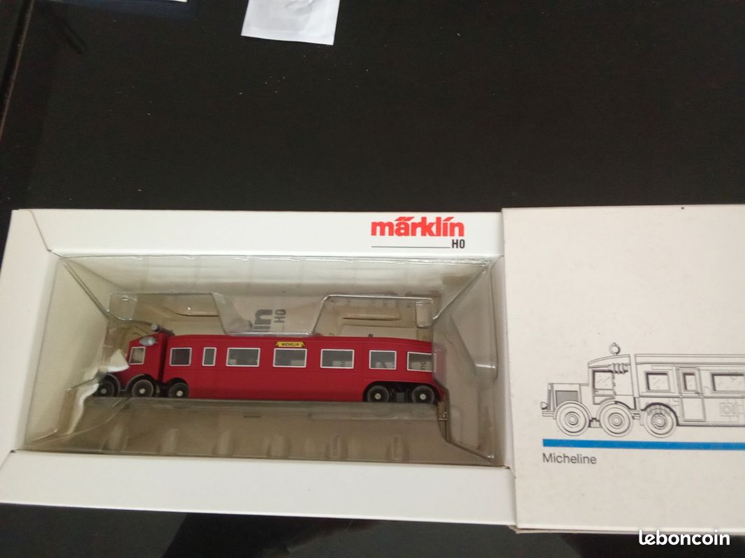 Märklin 3124 Micheline – Locomotive Diesel H0 Analogique, 3 Rails, Neuve Sous Boîte