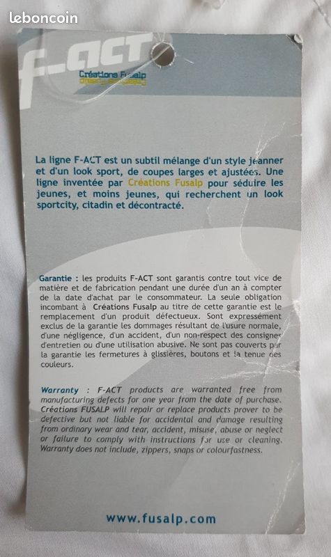 Bermuda Fusalp - modèle Joyce – taille 40 (image 6)