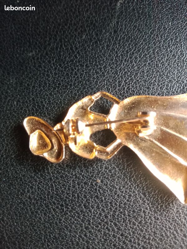 Broche ancienne en celluloïd - Montres & Bijoux