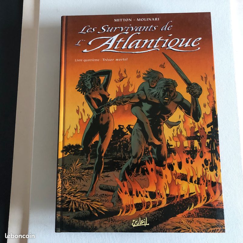 Les survivants de l'atlantique Livre quatrième Trésor mortel eo Etat neuf (image 1)