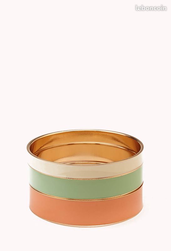 Set de 3 bracelets laqués - forever 21 - neuf (image 3)