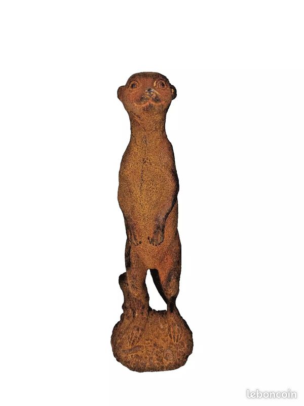 Statuette Mini Belette En Laiton - Animal De Compagnie Déco - 7,9 X 3,4 Cm - Neuf - Style Moderne