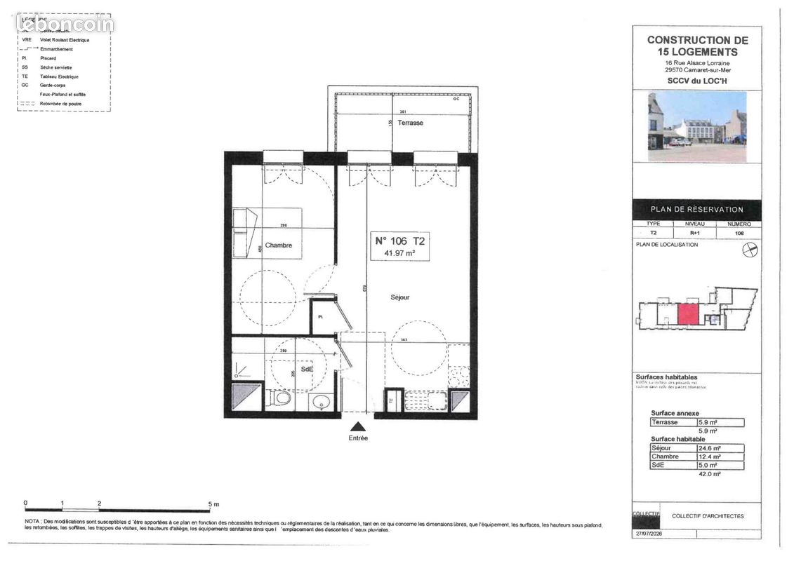 Appartement 2 pièces 42 m² · à Camaret-sur-Mer · 42 m² · 210 912 €