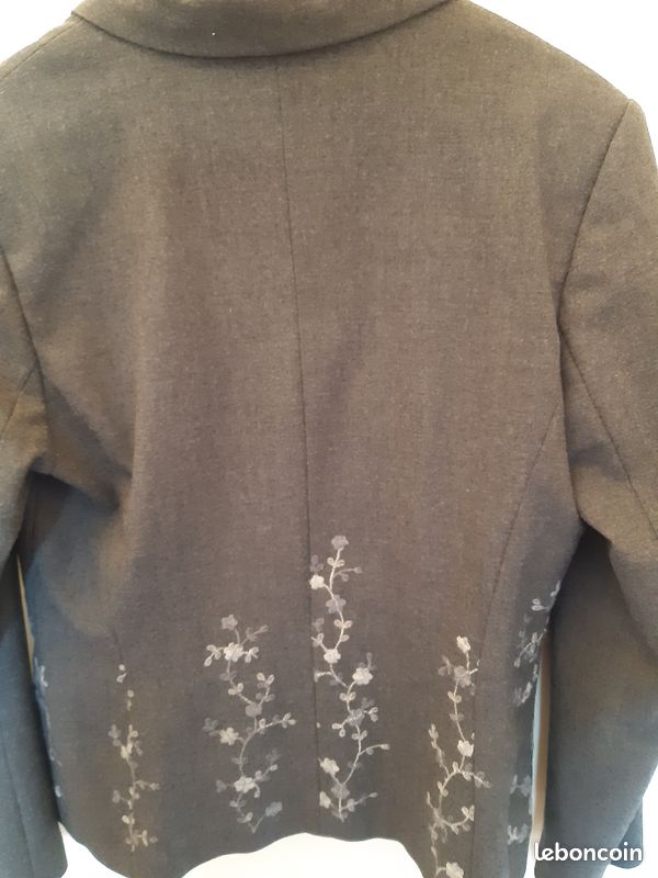 Veste de tailleur grise Caroll (image 5)