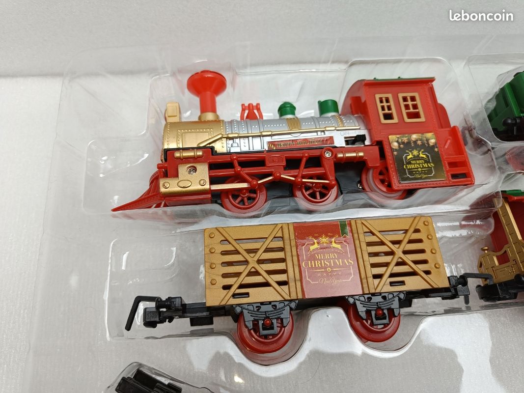 Noël Train Électrique Jouet Mini Train Avec Lumières Et Son Wagons, petit train Noël Train Électrique Jouet Mini Train Avec Lumières Et Son Wagons, petit train