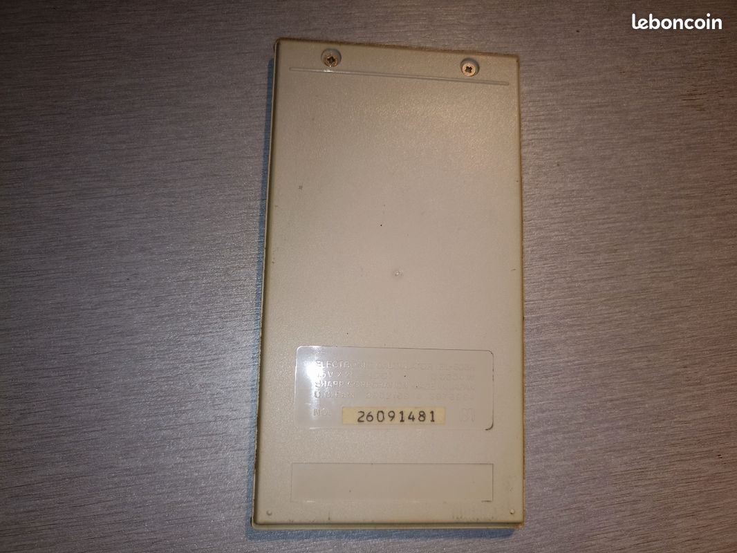 CALCULATRICE VINTAGE SHARP EL-512 (Mode LRN ) EUR 22,00