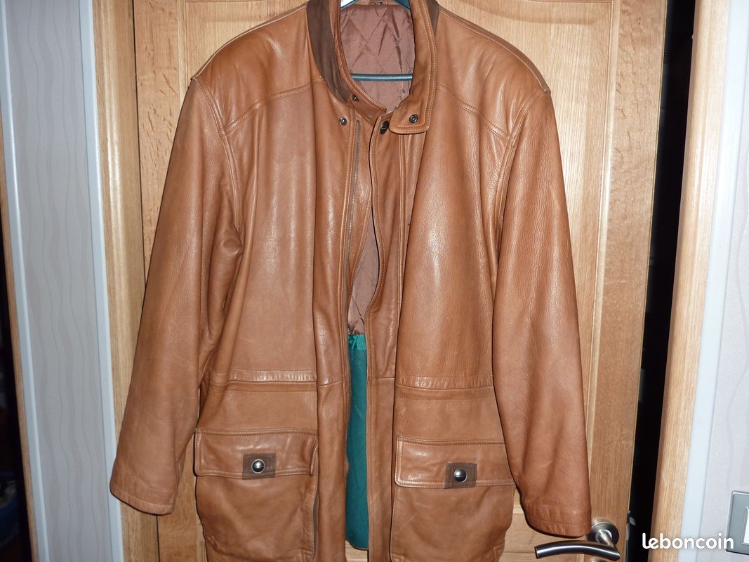 Veste cuir homme (image 1)