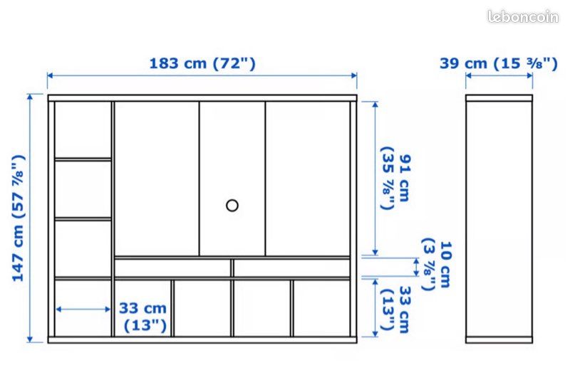 Meuble IKEA Lappland (image 4)