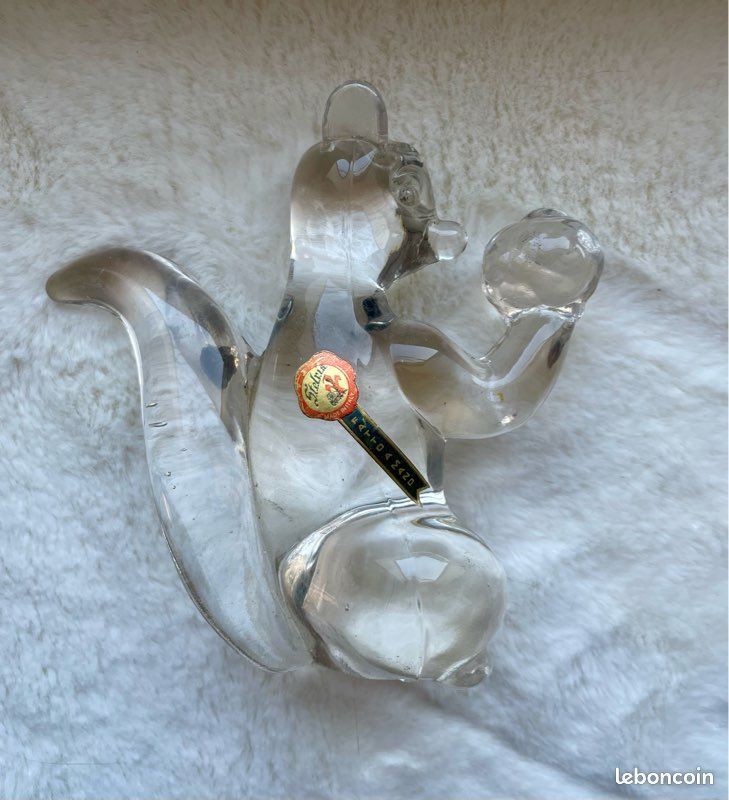 Boucle d'oreille écureuil et sa noisette en argent 925 MON-BIJOU