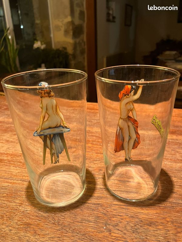 Lot De 5 Dessous De Verre Vintage Années 60 - Plastique Multicolore - Suisse - Occasion