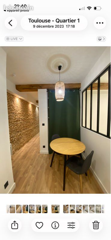 Appartement 1 pièce 28 m² · à Toulouse · 28 m² · 795 €/mois