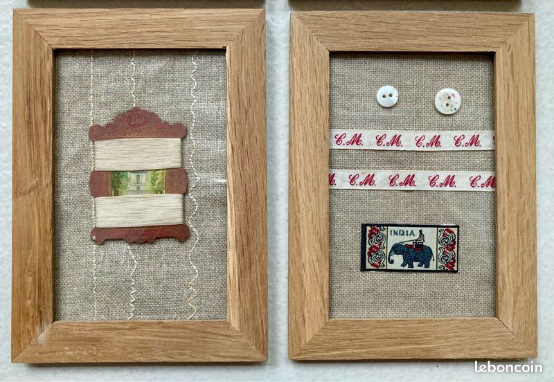 🌱Plutôt nature ou plutôt🧵couture ? Pourquoi pas les 2 avec un quatuor de tableautins, qui s’assortit si bien Mais se vend aussi en duo… (image 3)