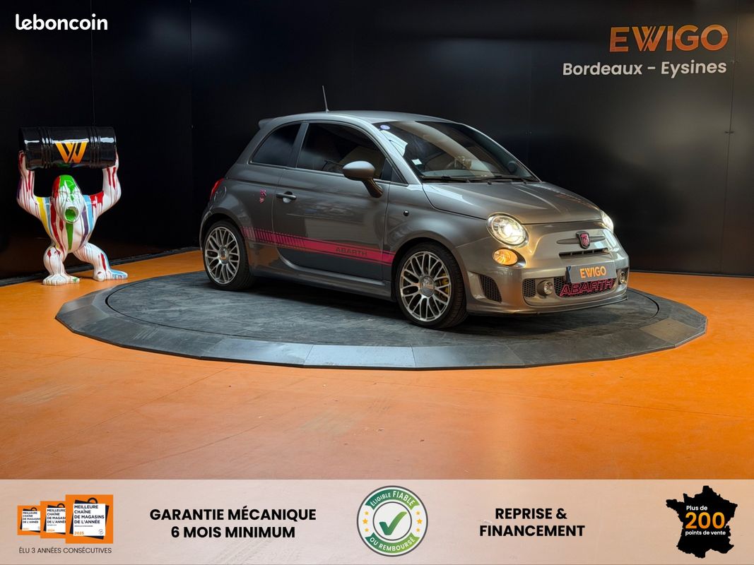 Abarth 500 595 1.4 t 160ch - carplay - radar de recul - échappement sport avec clapet - tomtom abart (image 1)