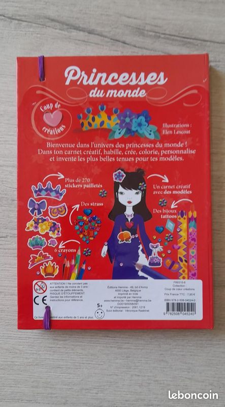 Cahier créatif Princesses du monde (image 2)