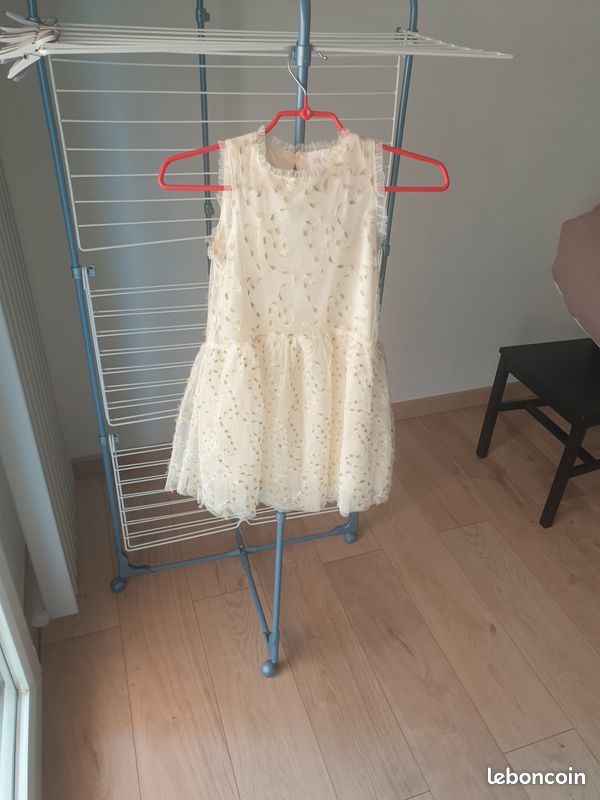 Robe Blanche Robe Fille Ans Zara Robe Cérémonie Fille Manches