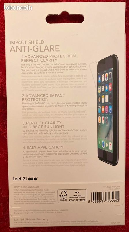 Ecran de protection pour Iphone 7 (image 2)