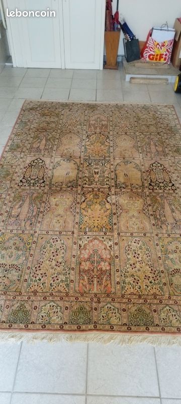 Tapis soie et cachemire (image 1)