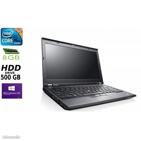 Ordinateur portable Lenovo Thinkpad X230 Core I5 Disque 500GB 8GB RAM Win 10 (image 1)