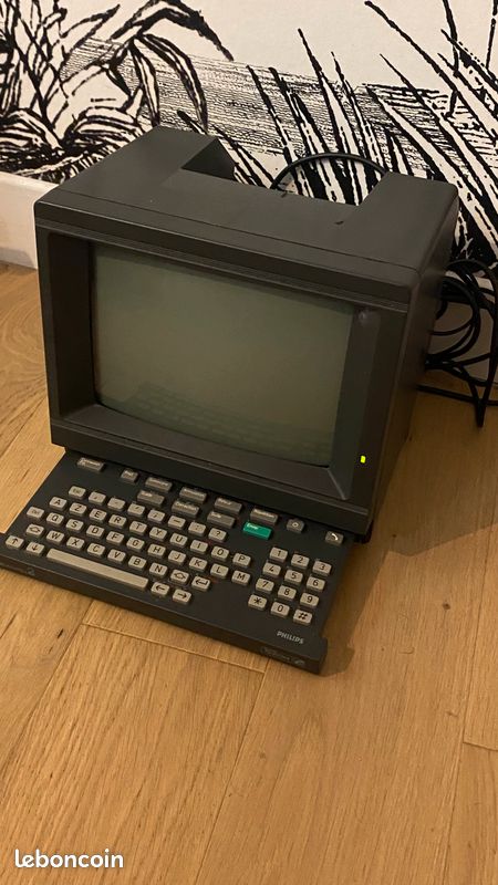 Minitel 2 Philips – vintage années 80 (image 3)